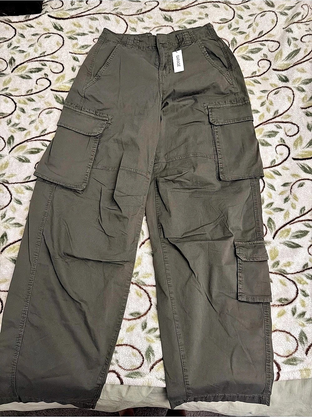 Garage Ashton Barrel Cargo Pant Cargo Pants Green Small